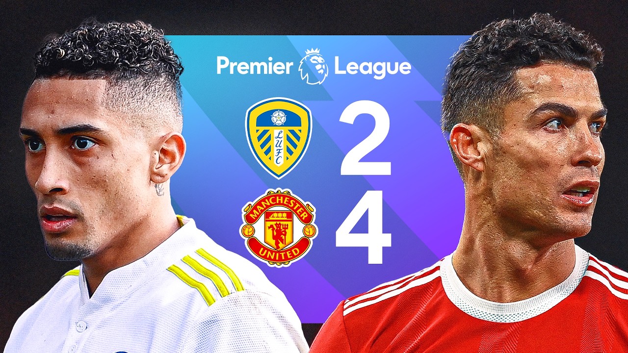 A WILD Game In The Wind And Rain! ⛈️ | Leeds United v Manchester United 2021/22