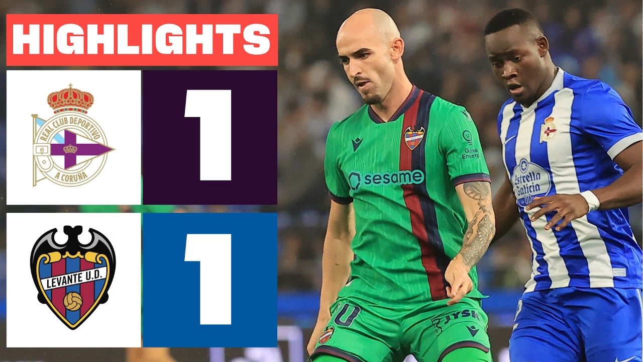 RC DEPORTIVO 1 - 1 LEVANTE UD | HIGHLIGHTS LALIGA EA SPORTS