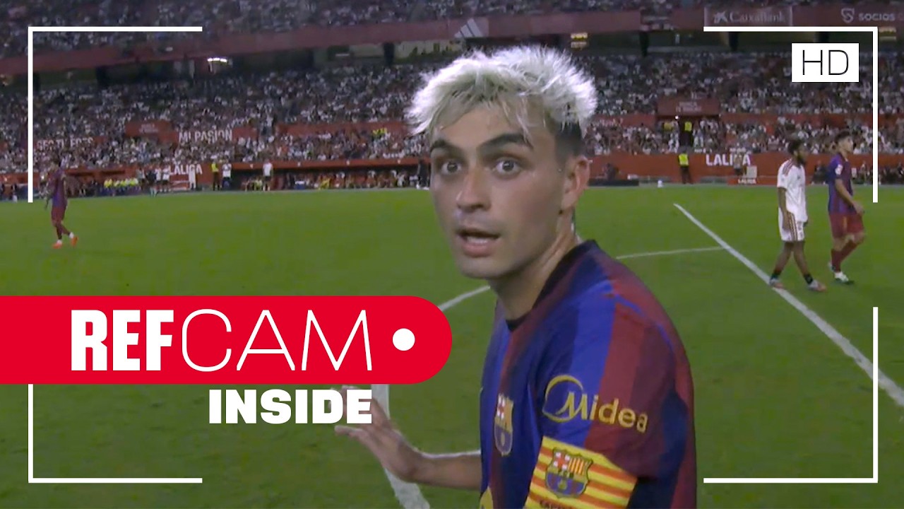 REFCAM POV: Sevilla FC vs FC Barcelona