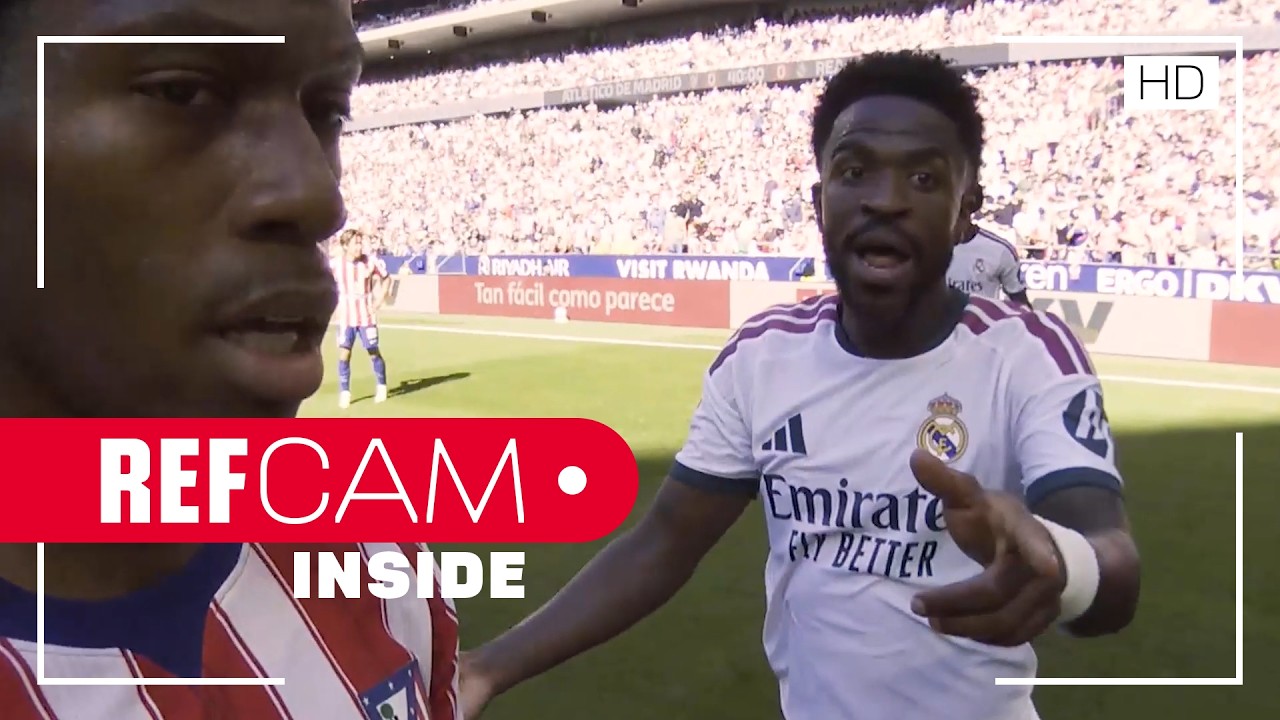 REFCAM POV: Atlético de Madrid vs Real Madrid
