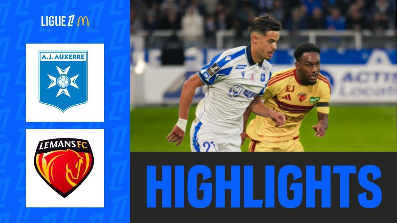 AJ AUXERRE - LE MANS FC (1-1) | Week 8 - Ligue 1 McDonald's 26/27