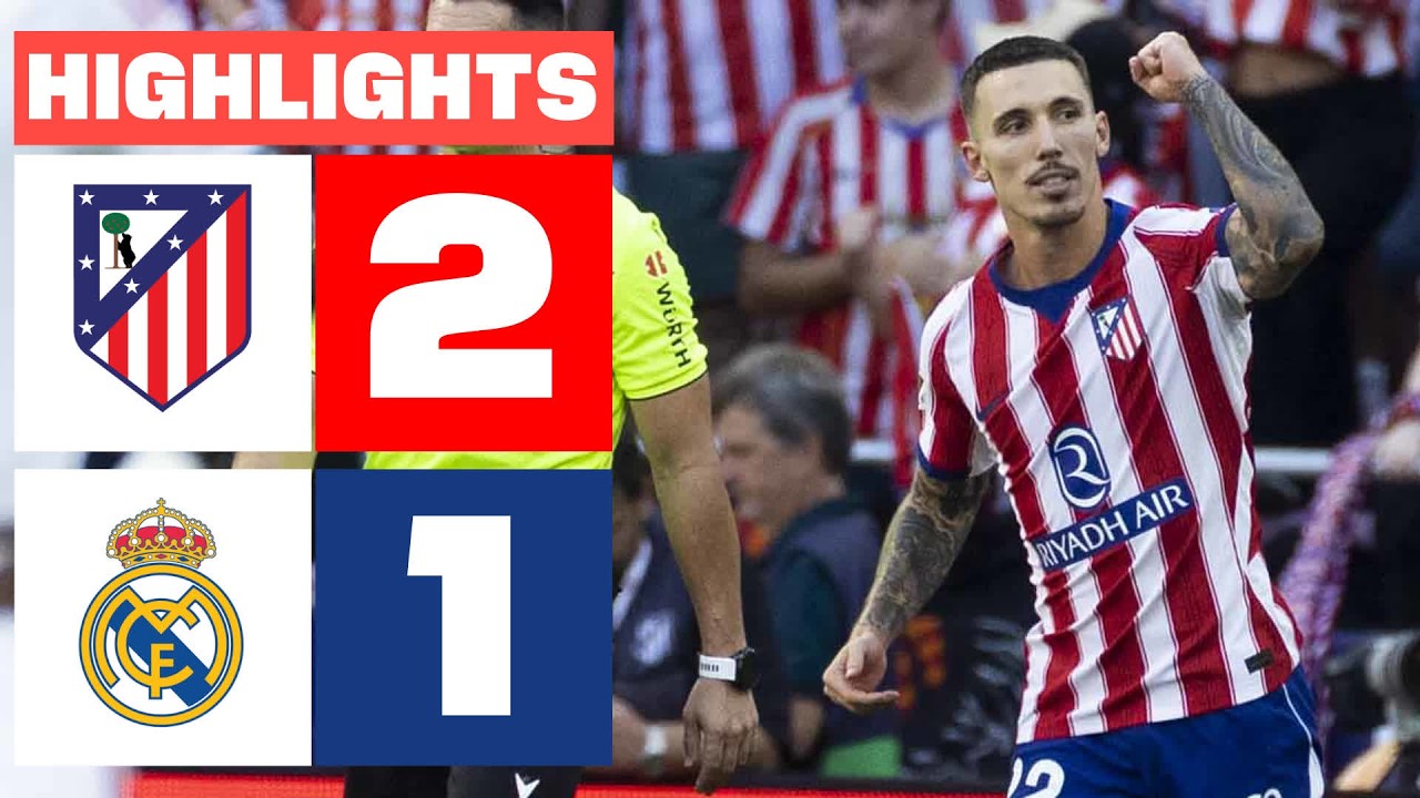 ATLÉTICO DE MADRID 2 - 1 REAL MADRID | HIGHLIGHTS LALIGA EA SPORTS
