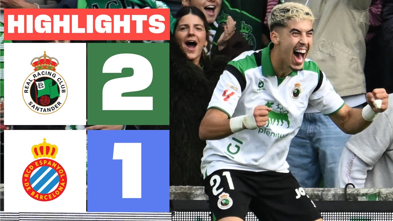 R. RACING CLUB 2 - 1 RCD ESPANYOL | HIGHLIGHTS LALIGA EA SPORTS