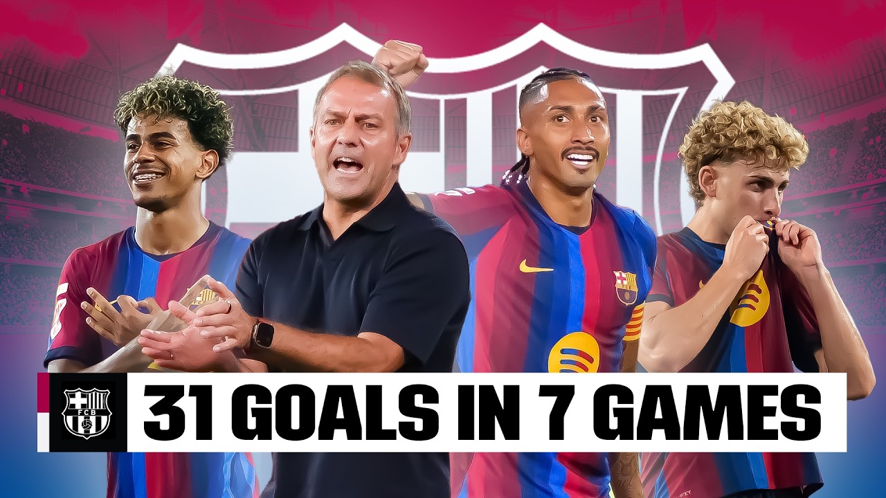31 GOALS in 7 Games: A Historic Start for FLICK’s Barça | LALIGA EA SPORTS