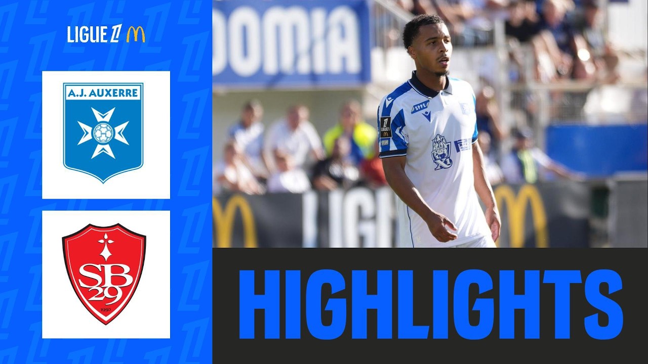 AJ AUXERRE - STADE BRESTOIS 29 (2-1) | Week 5 - Ligue 1 McDonald's 26/27