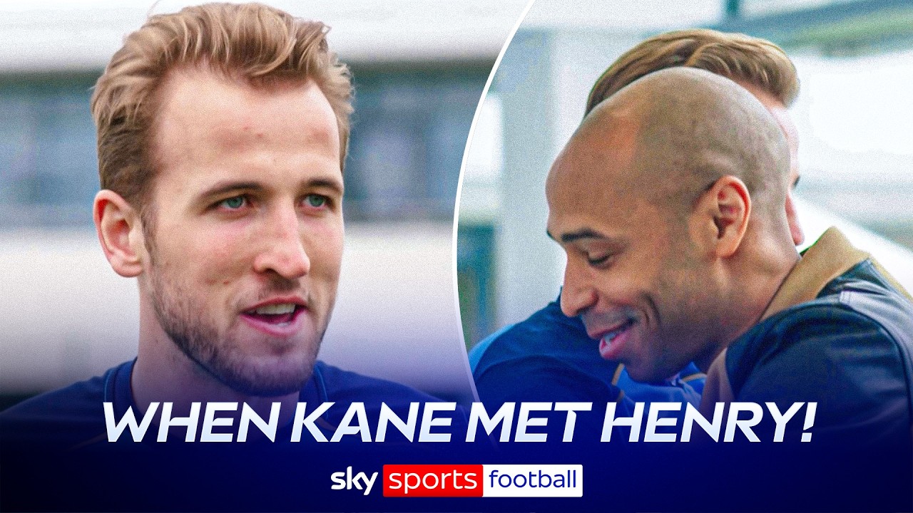 “You’re going to be a great!” ⭐️ | When Harry Kane met Thierry Henry in 2017