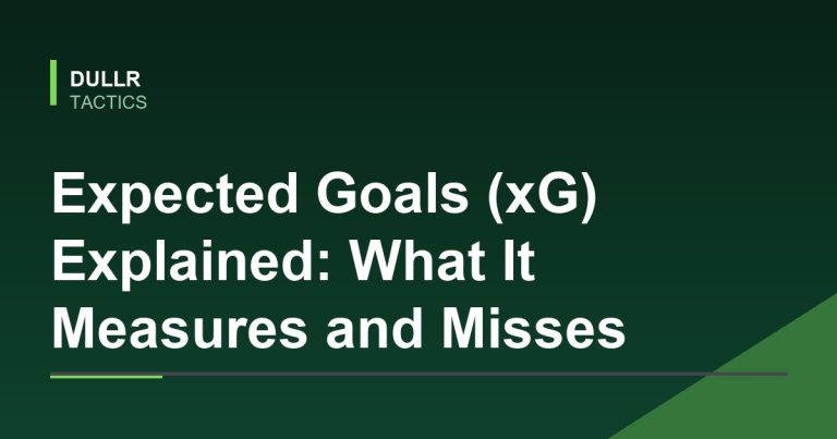 Expected Goals (xG) Explained: What It Measures and Misses
